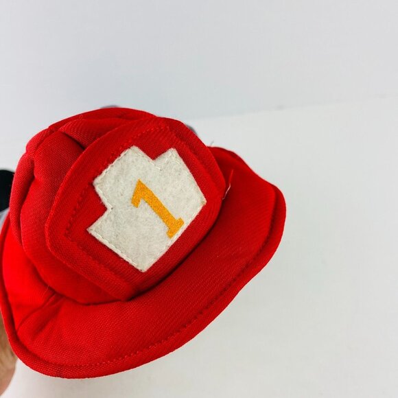 Three Stooges Moe Howard Character Plush Figure FiremanTv Series Plastic Face - Picture 6 of 10